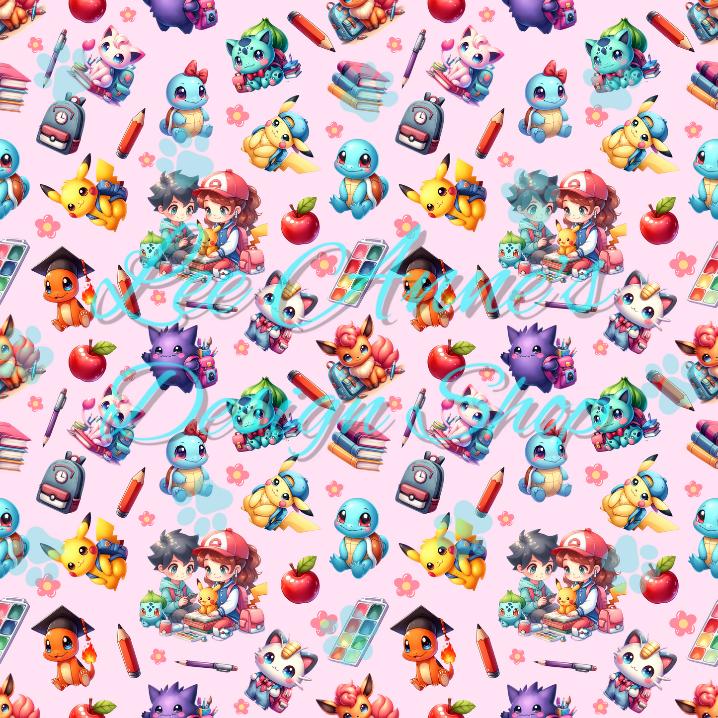 Poke School Seamless