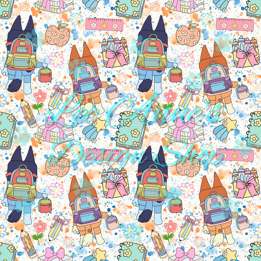 Heeler School Seamless