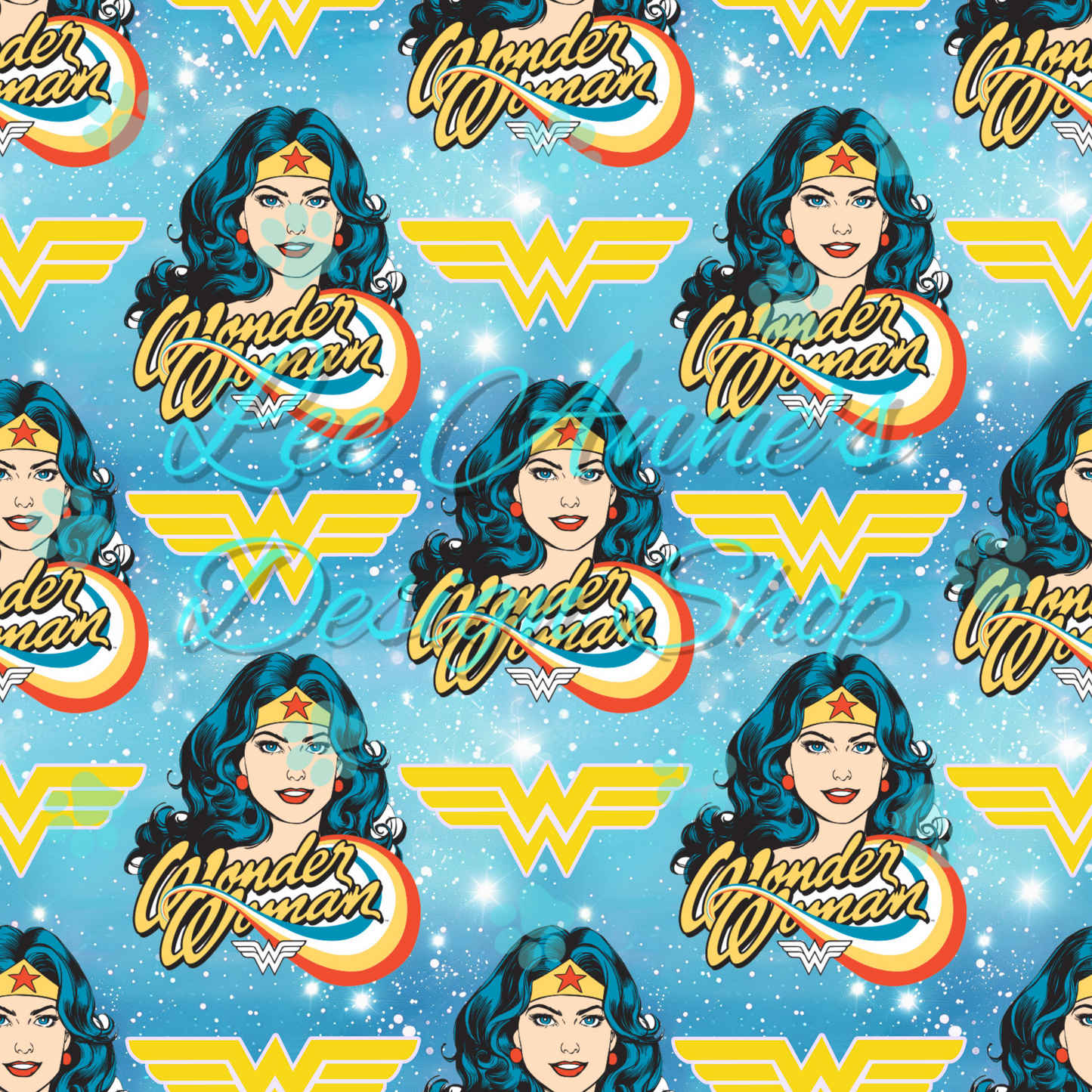 Woman Hero Seamless