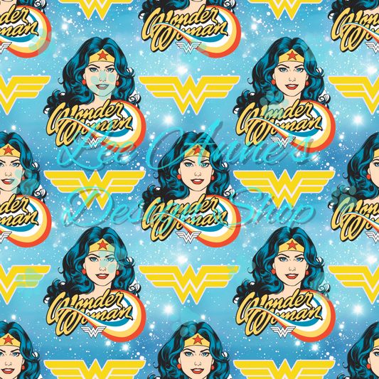 Woman Hero Seamless
