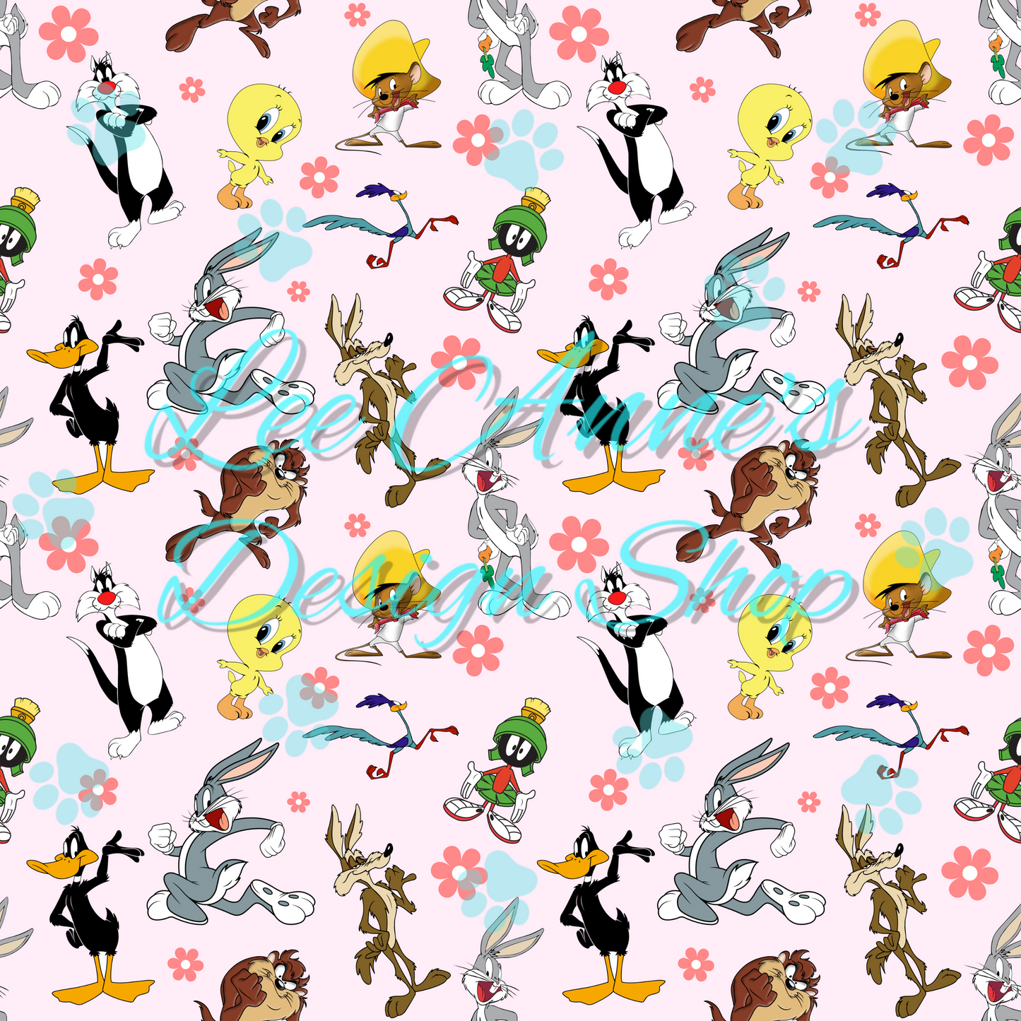 Toony friends Seamless