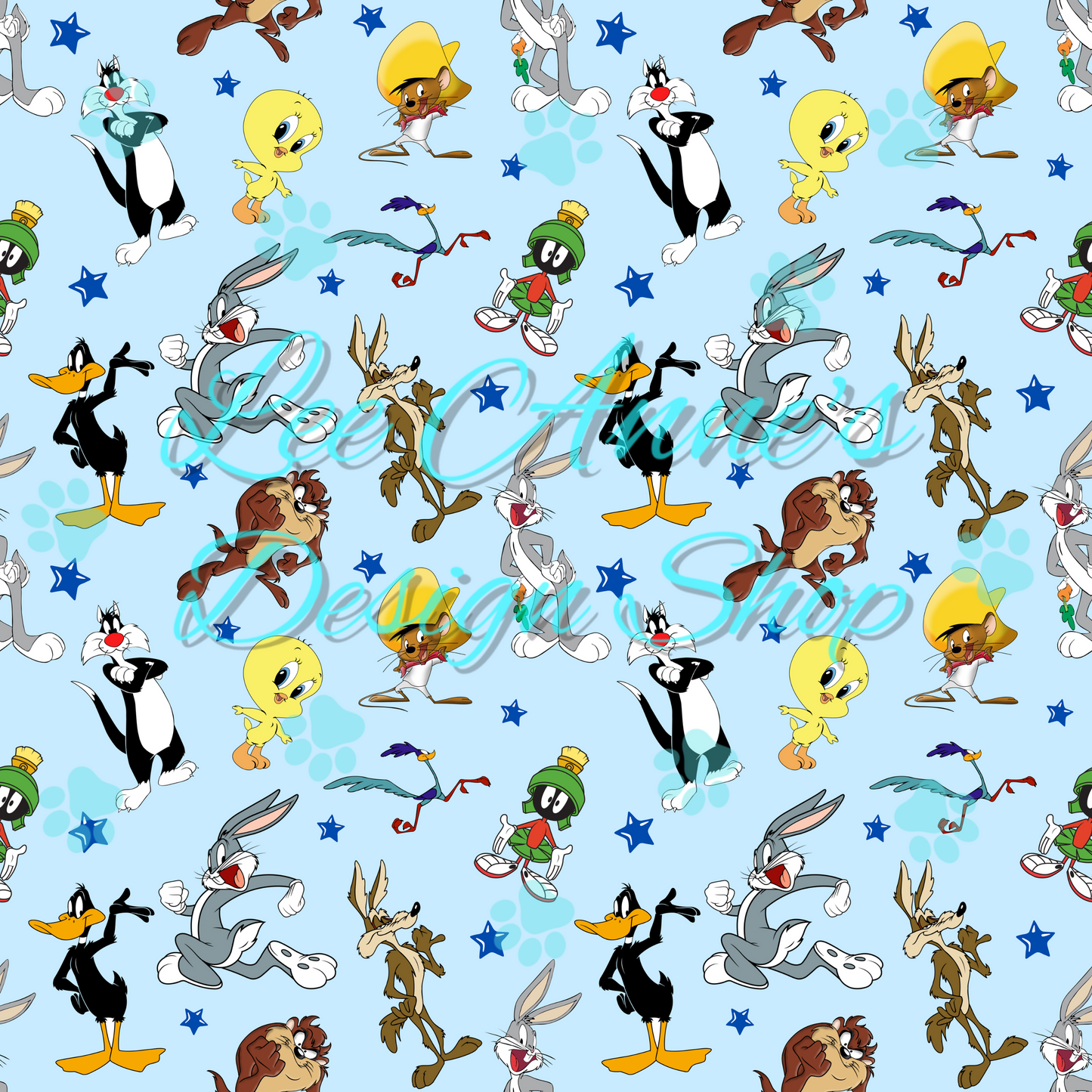 Toony friends Seamless