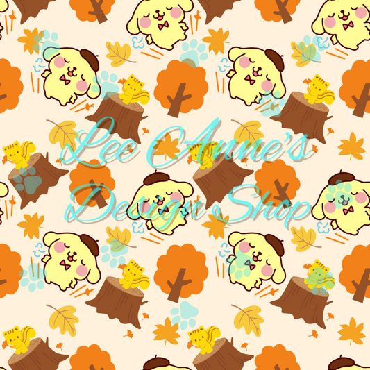 Fall Kitty Seamless