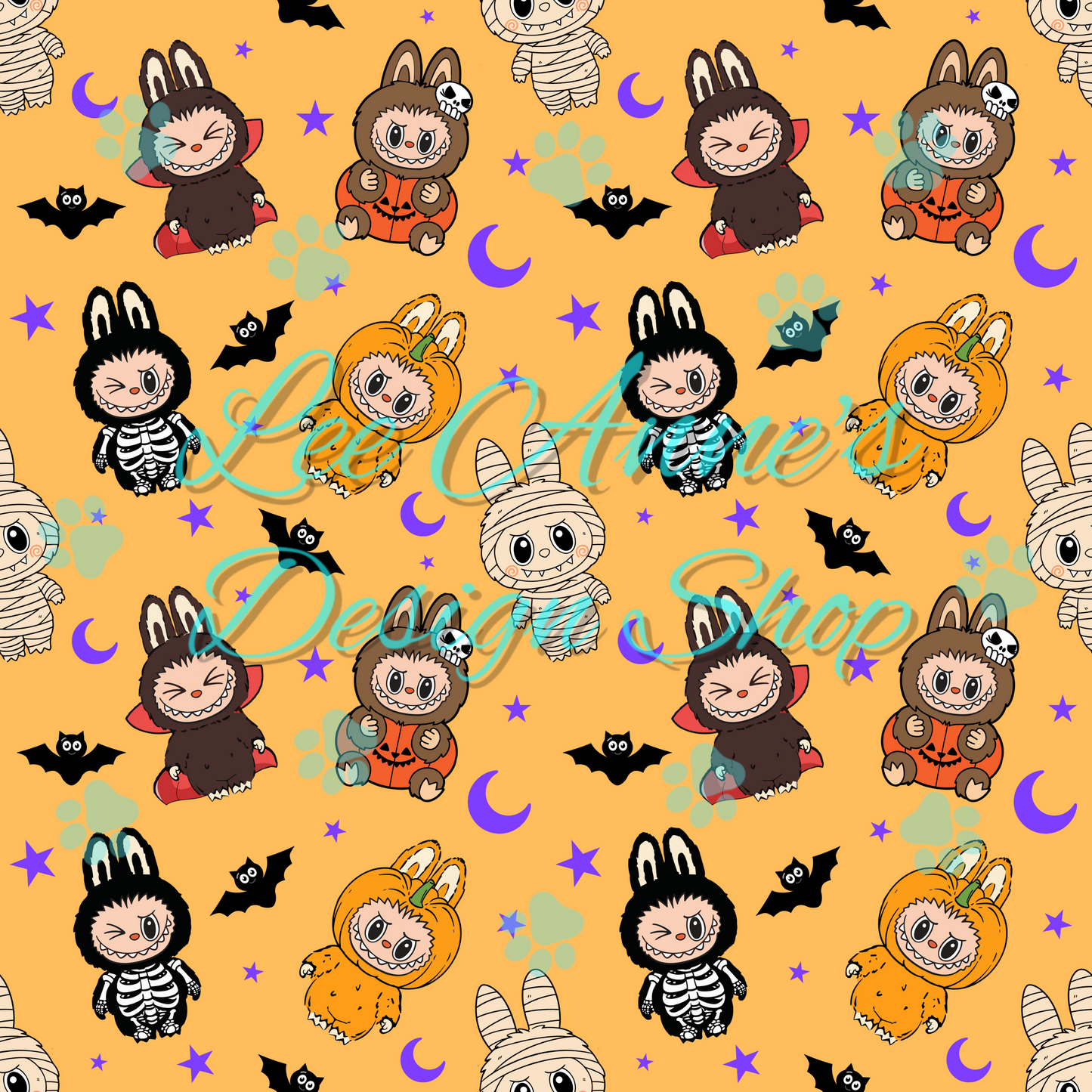 Halloween Monster Seamless