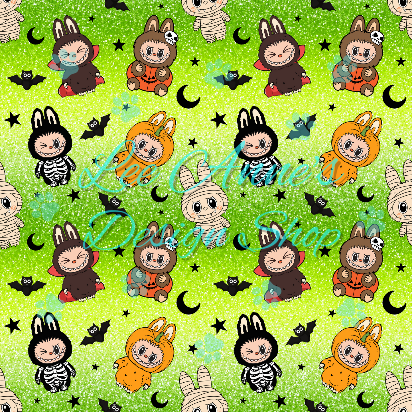 Halloween Monster Seamless