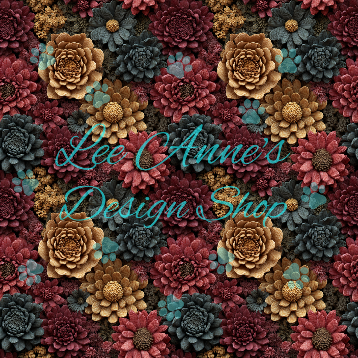 Fall Floral Seamless