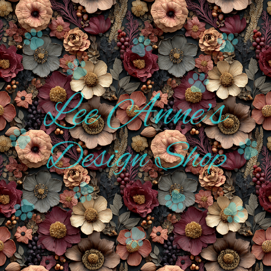 Fall Floral Seamless