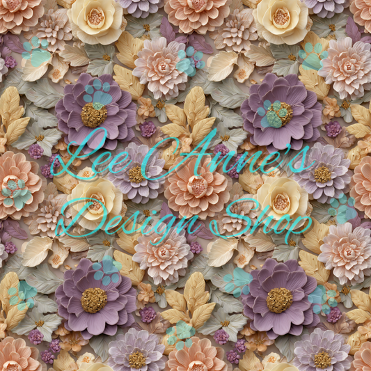 Fall Floral Seamless