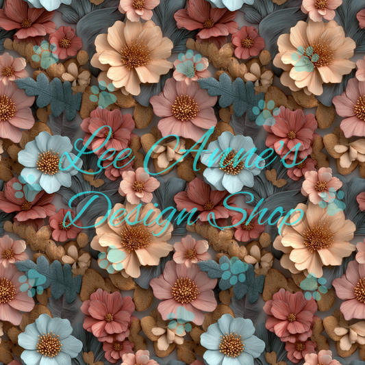 Fall Floral Seamless