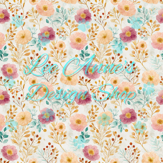 Fall Floral Seamless