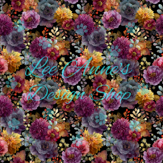 Fall Floral Seamless