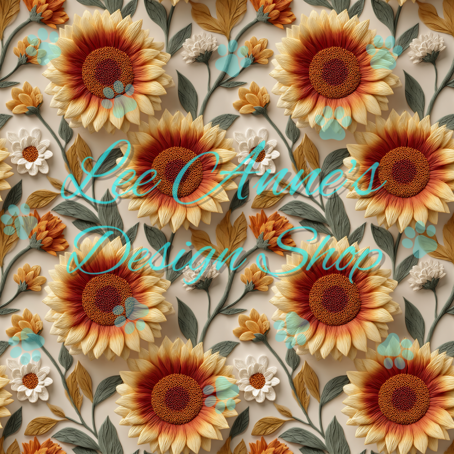 Fall Floral Seamless