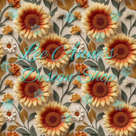 Fall Floral Seamless