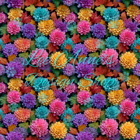 Fall Floral Seamless