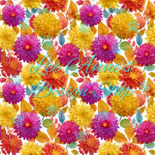Fall Floral Seamless