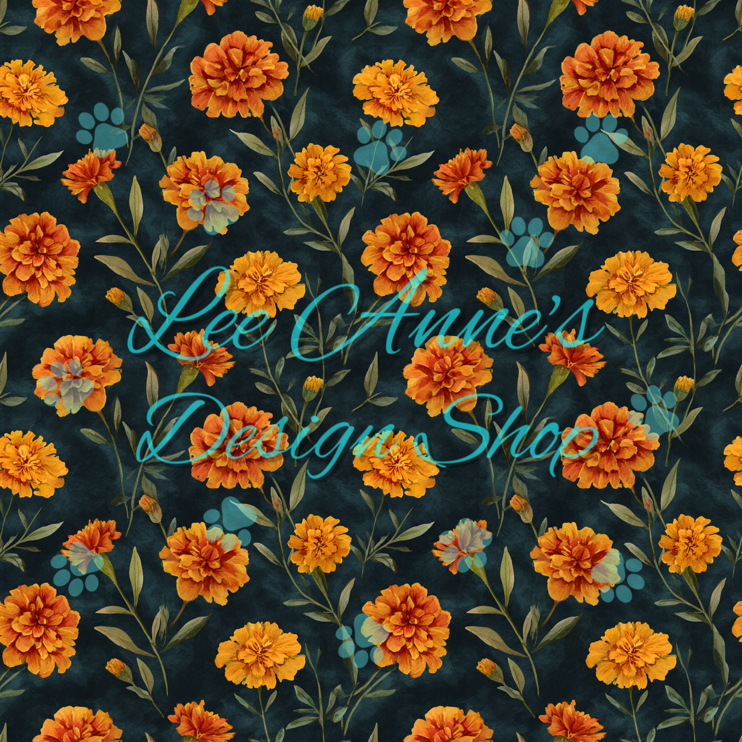Fall Floral Seamless
