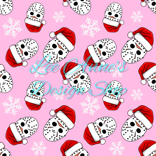 Horror Christmas Seamless