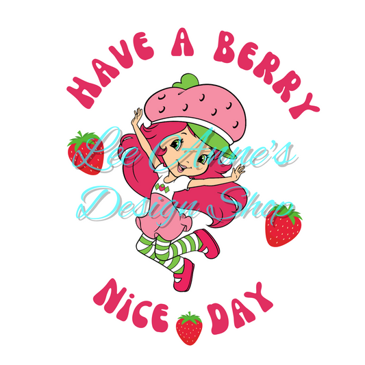 Limited Strawberry girl Sublimation