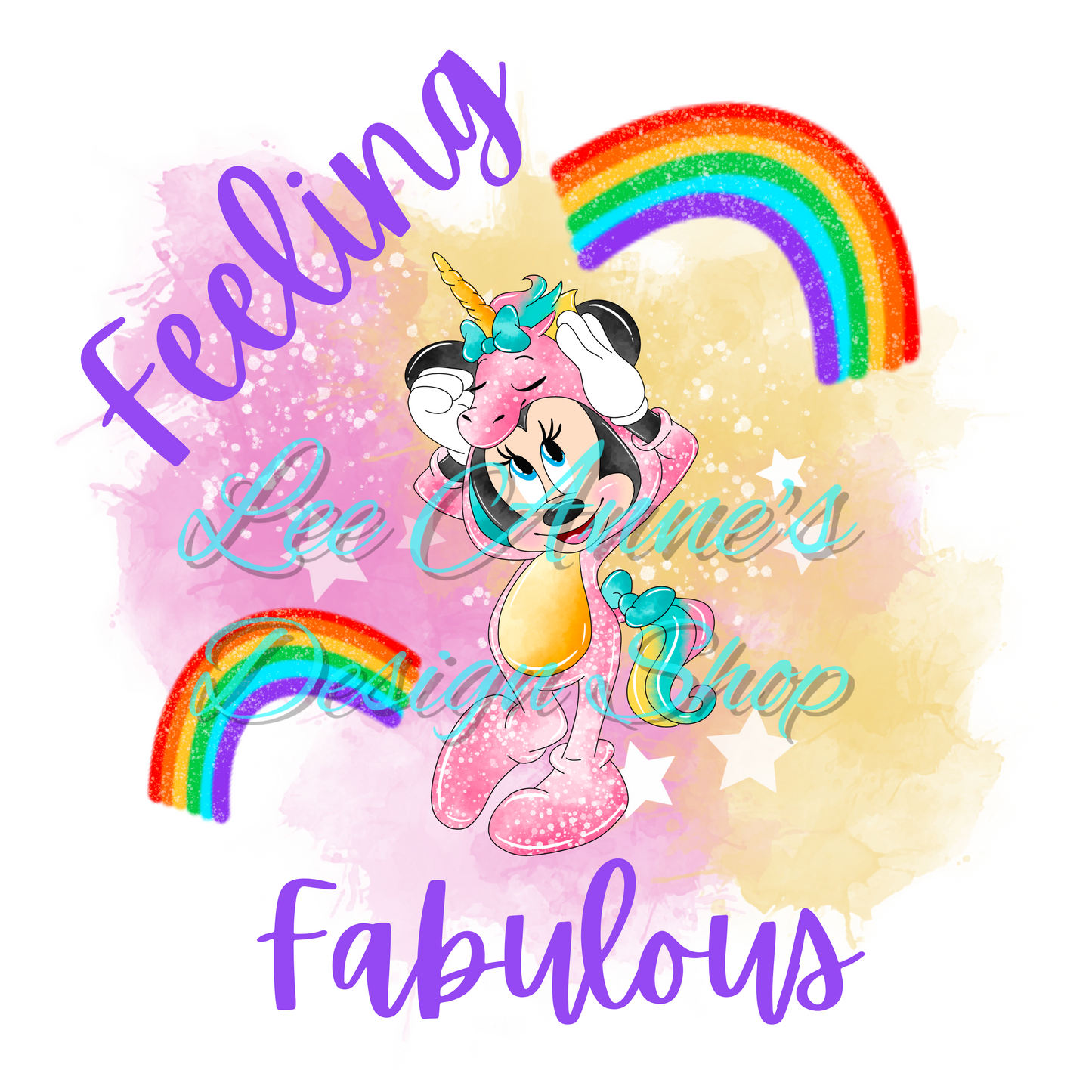 Mouse unicorn Sublimation