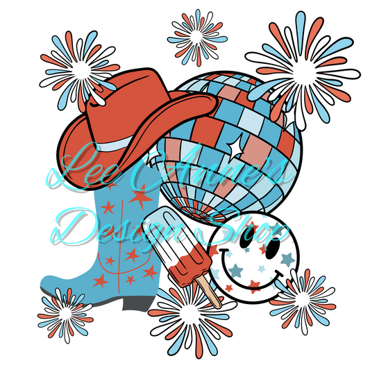 Groovy Fourth July Sublimation