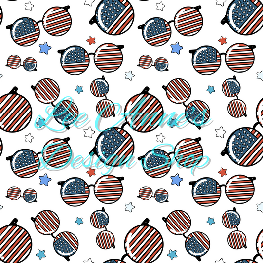 Groovy Fourth July Seamless