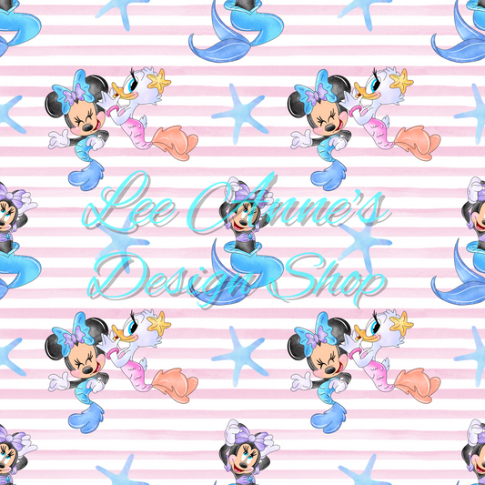 Mouse Summer Seamless