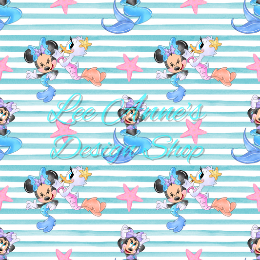 Mouse Summer Seamless