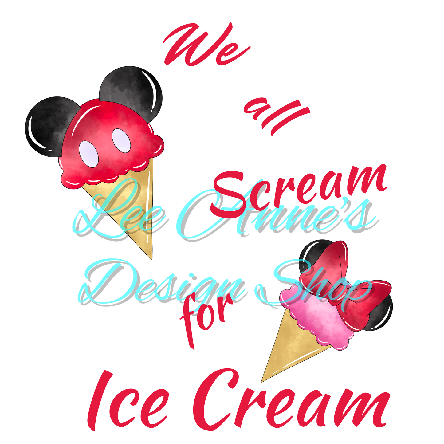 Mouse Summer Sublimation