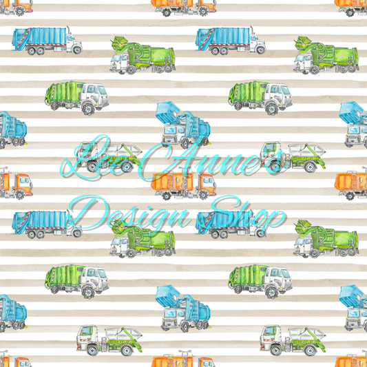 Garbage Truck Seamless