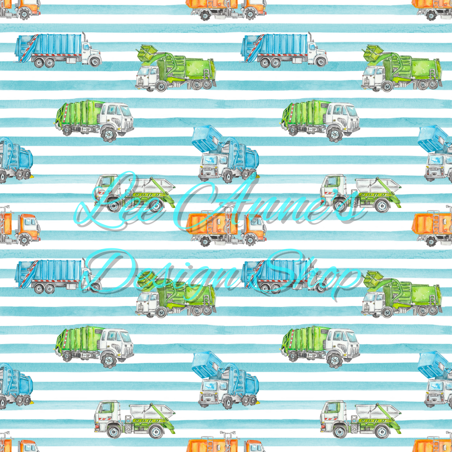 Garbage Truck Seamless