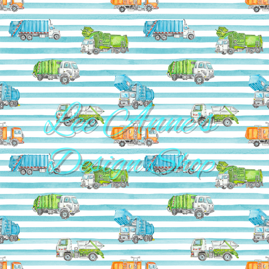 Garbage Truck Seamless
