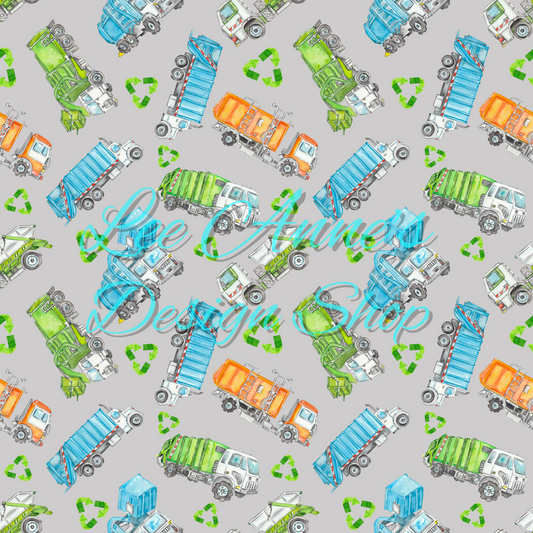 Garbage Truck Seamless