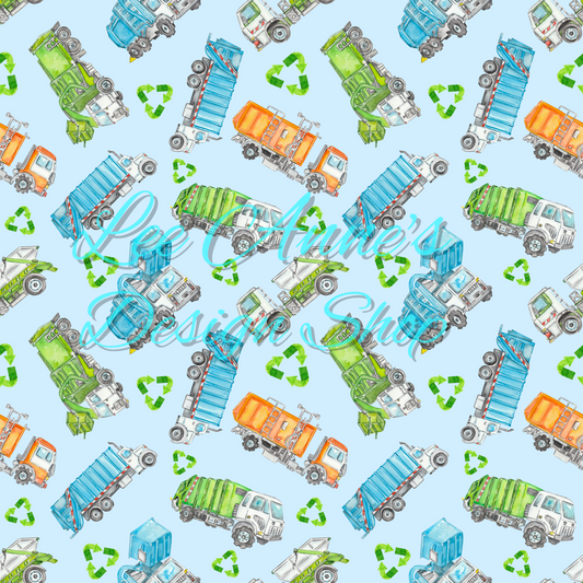 Garbage Truck Seamless