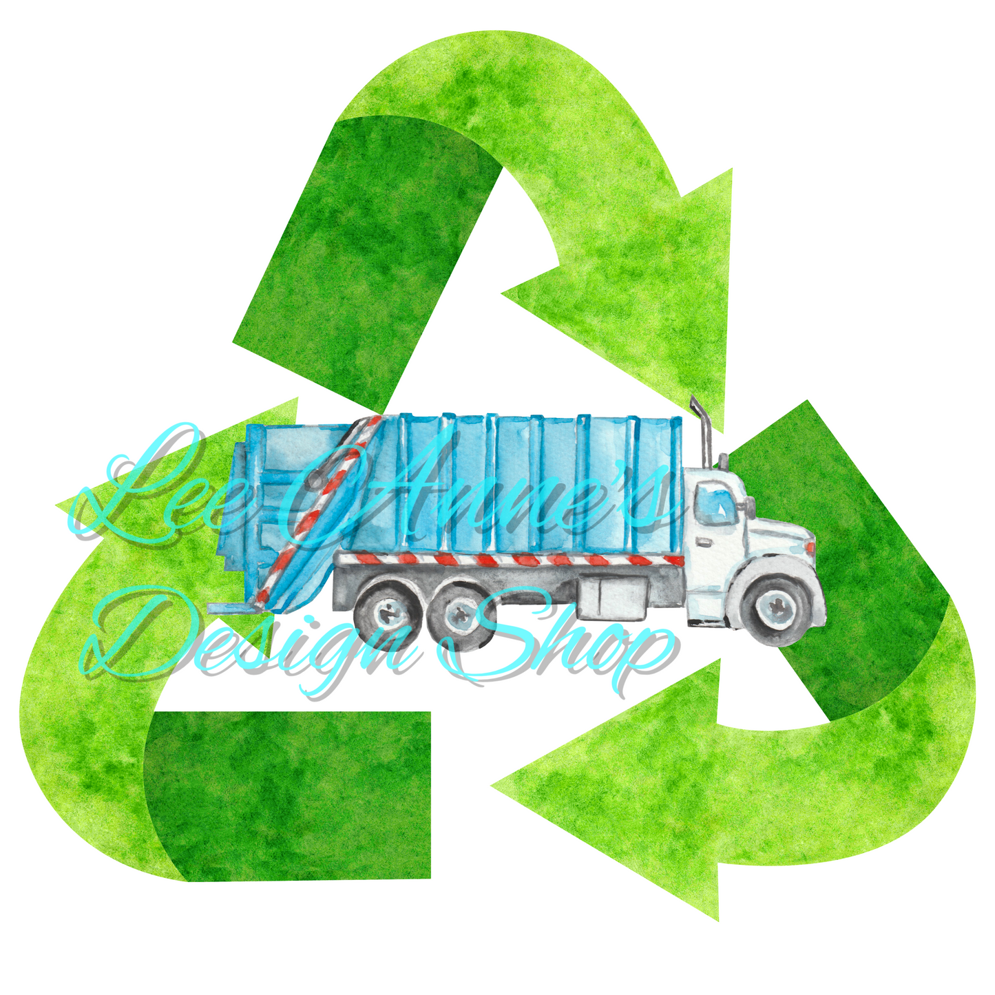 Garbage Truck Sublimation