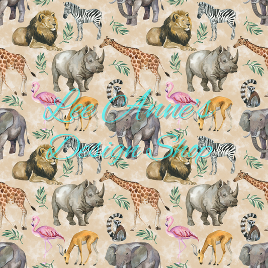 Safari Animal Seamless