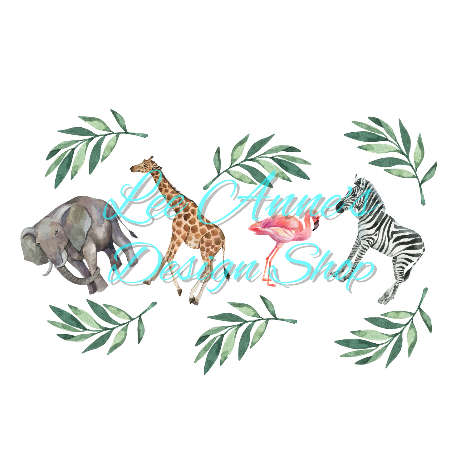 Safari Animal Sublimation