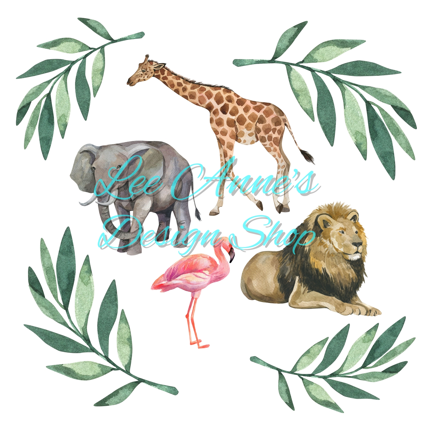 Safari Animal Sublimation