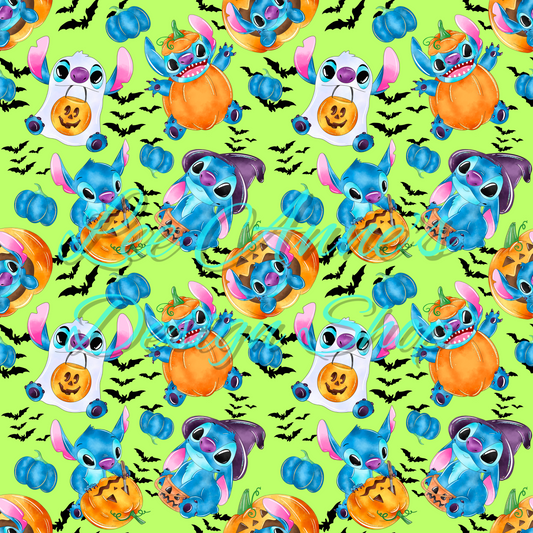 Stitch Halloween Seamless
