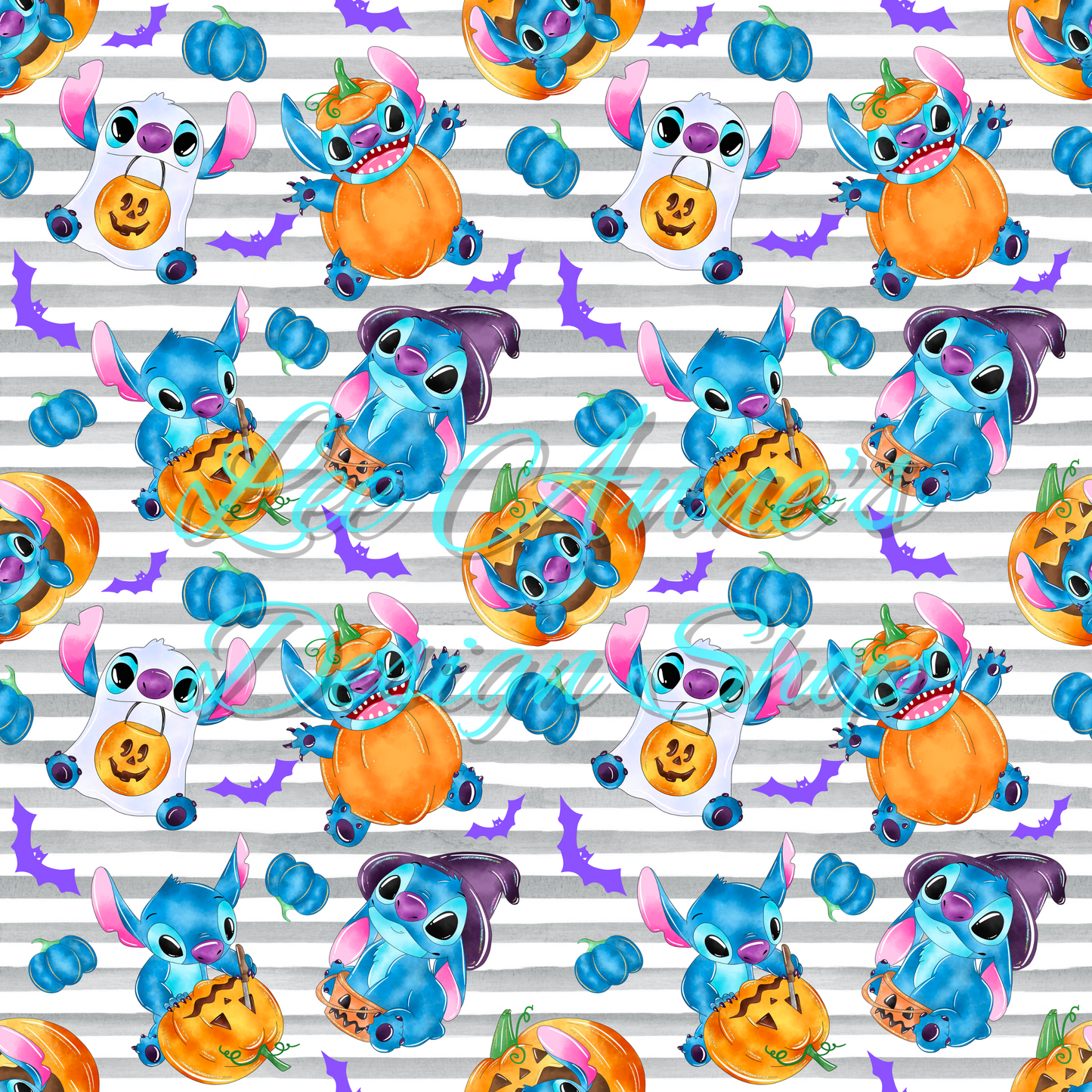 Stitch Halloween Seamless