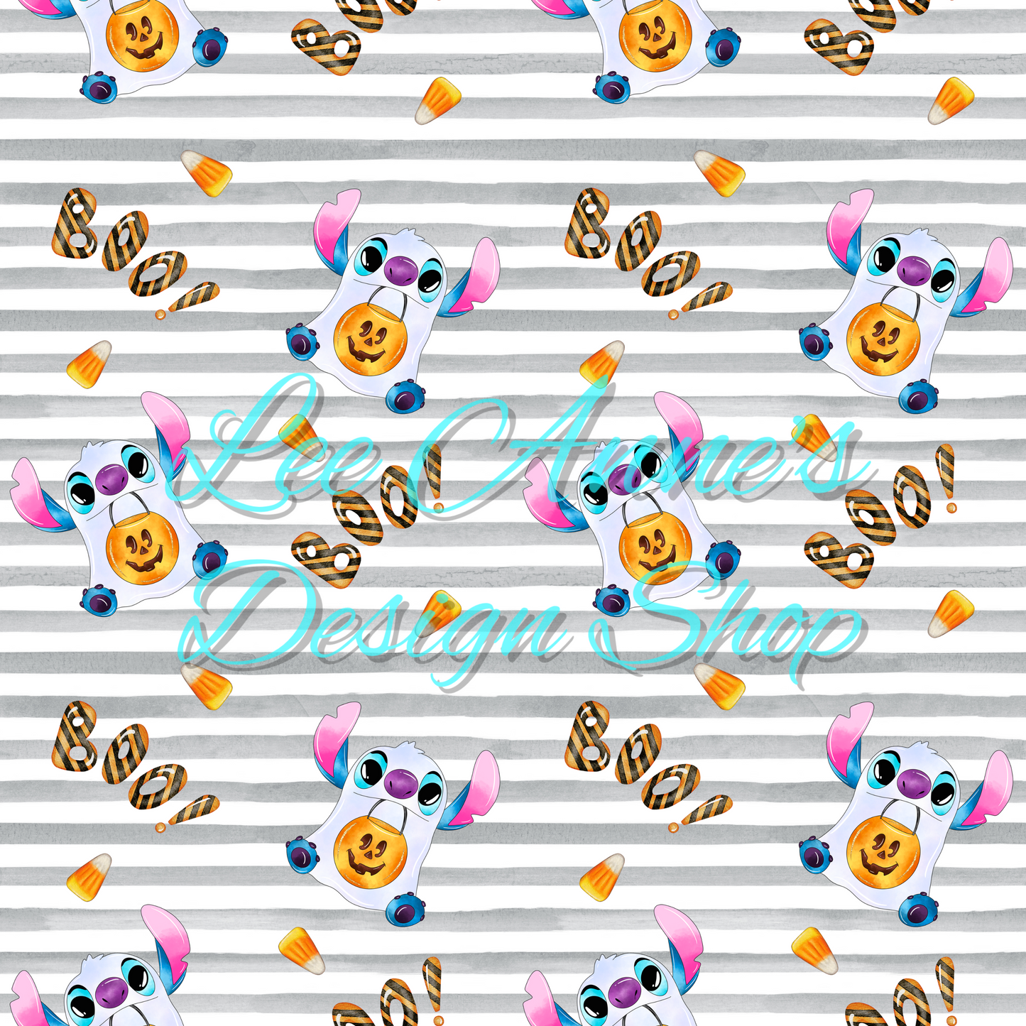 Stitch Halloween Seamless