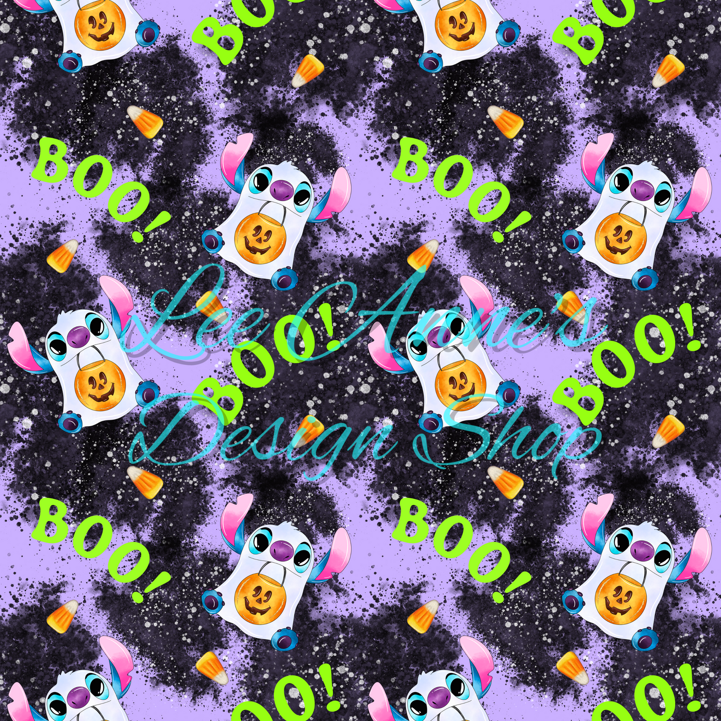 Stitch Halloween Seamless