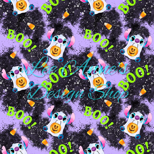 Stitch Halloween Seamless