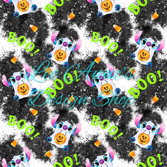 Stitch Halloween Seamless