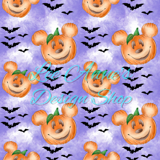 Mouse Halloween Seamless