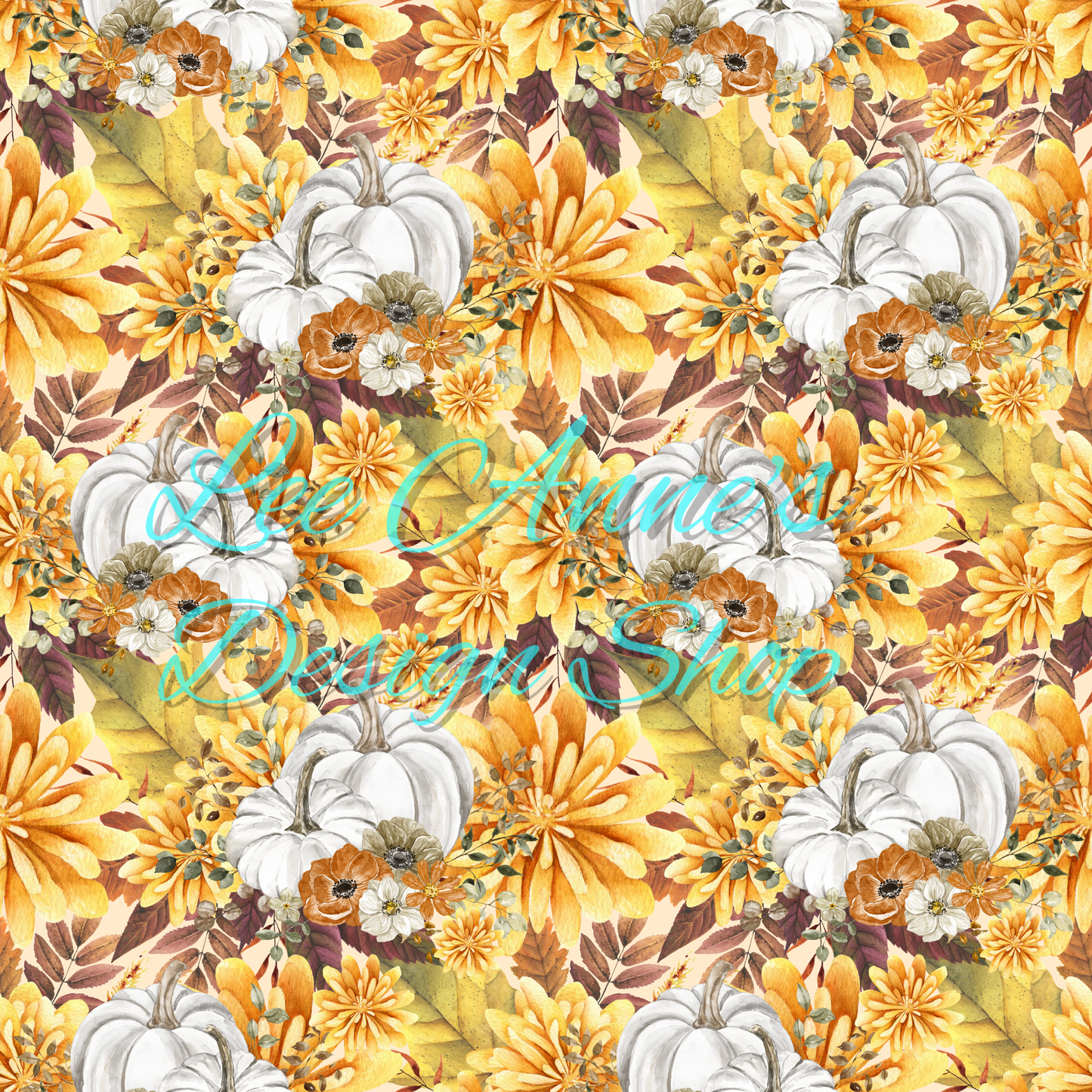 Fall Floral Seamless