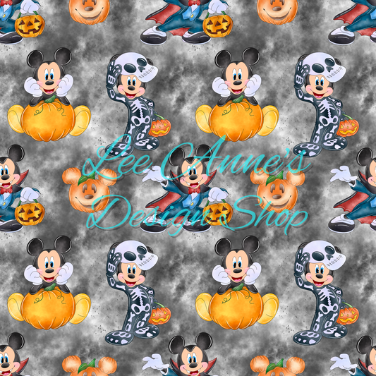 Mouse Halloween Seamless