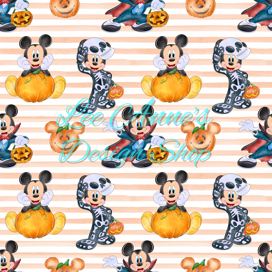 Mouse Halloween Seamless