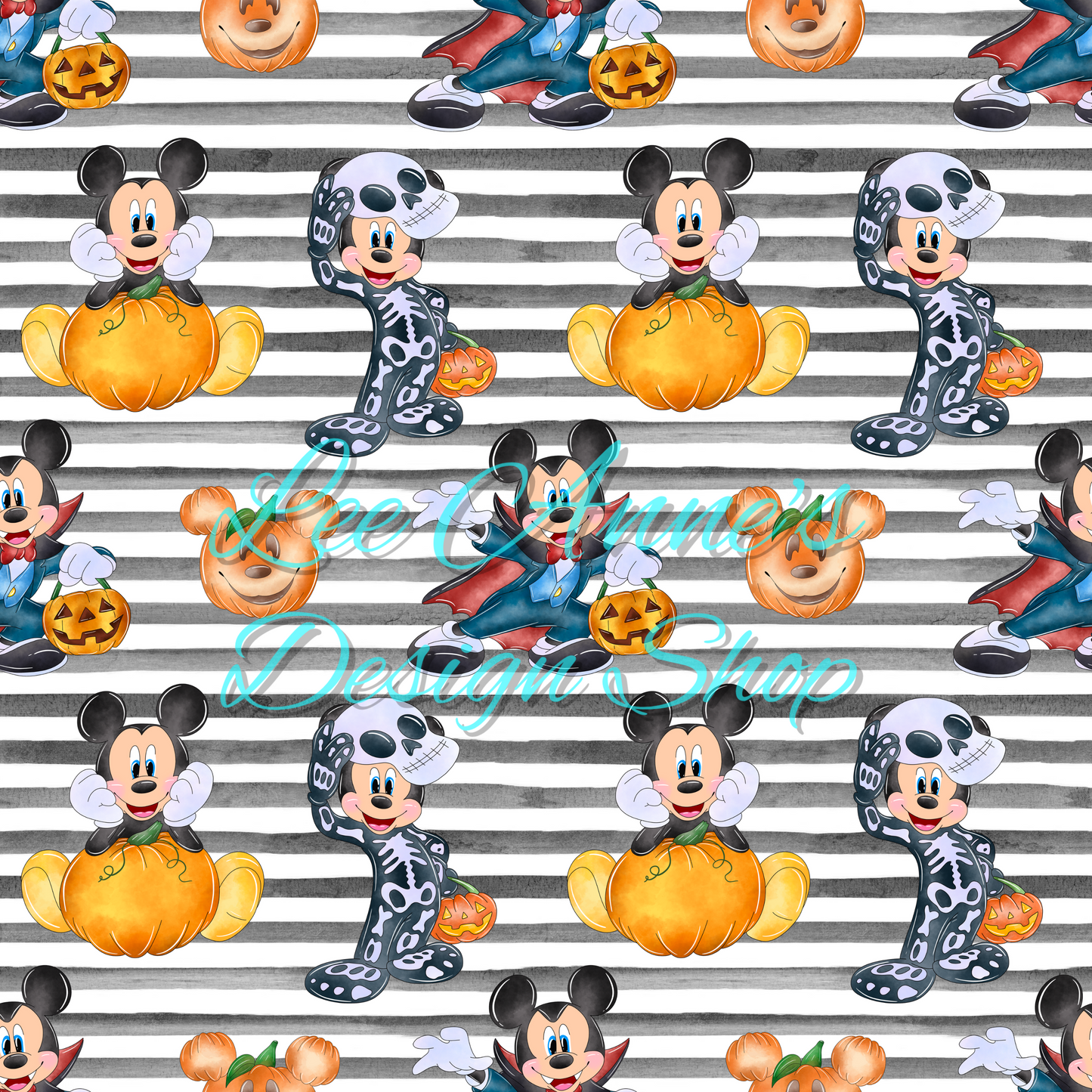 Mouse Halloween Seamless