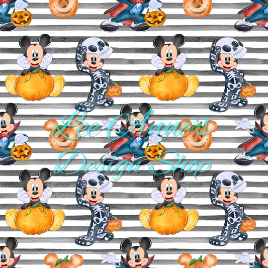 Mouse Halloween Seamless