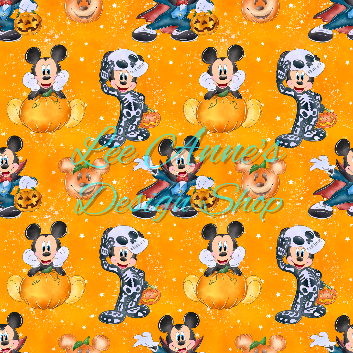 Mouse Halloween Seamless